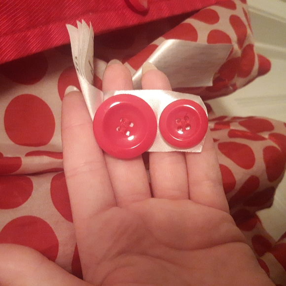 Red H&M Trench Coat - Picture 4 of 7